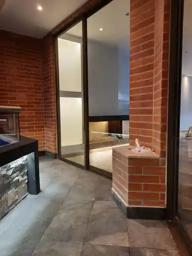 Chimenea interior y exterior